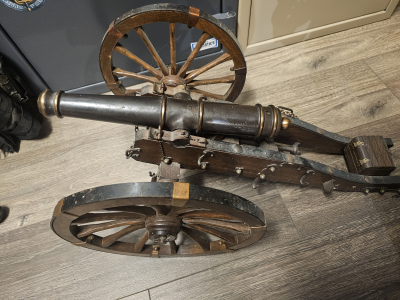 Vorderlader Artillerie Kanone Mendi Friedrich II im Cal. 69 – imaginea 2