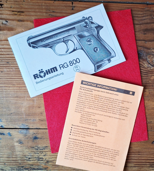 Röhm RG 800, Schachtel & Papiere – afbeelding 5