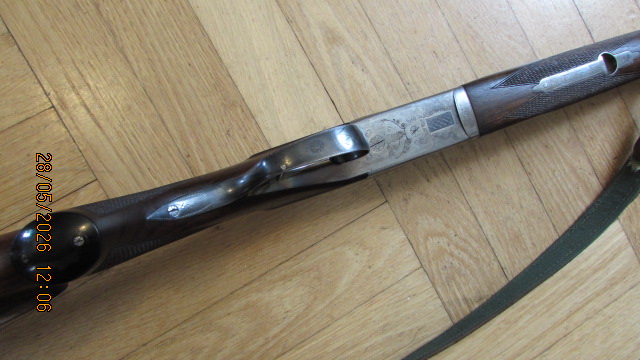 Bockdoppelflinte Merkel Modell 200E mit selektivem Einabzug, Kal. 12/70 – nuotrauka 5