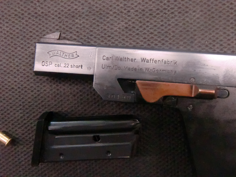 WALTHER OSP .22short Matchwaffe Griff rechts M – Bild 3