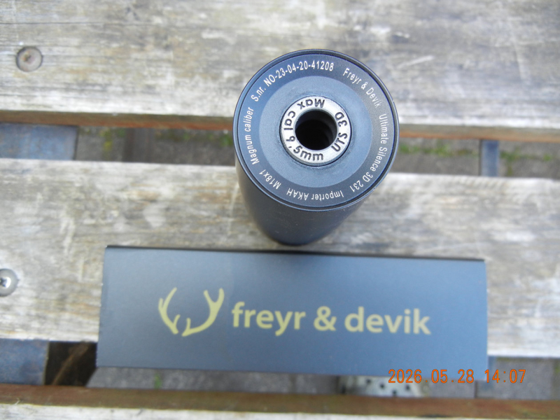 Schalldämpfer Freyr & Devik UTS-3D Kai. 9,5max M18x1 – bild 2