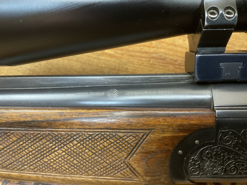 BBF Brünner BRNO Mod.502.3, Kal.7x65R,12/70, mit Docter 3-12x56 Leuchtabsehen!!! – Bild 2