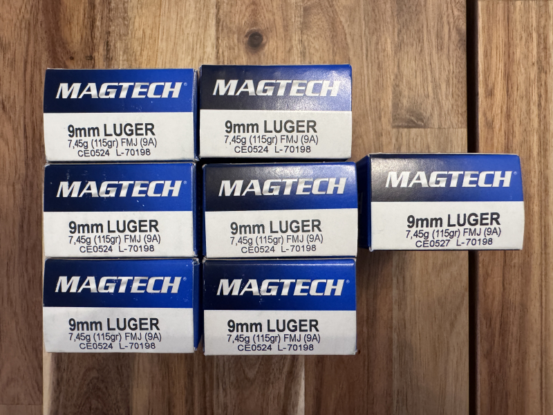 Magtech 9 mm Luger JHP 7,5g/115grs. - 350 Schuss – Bild 2