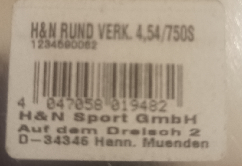10750 H & N Präzisions - Rundkugeln 4,55mm – stampa 3