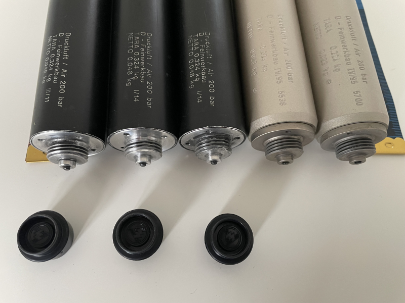 Kartuschen Feinwerkbau abgelaufen 3 x LG, 2x LP – Bild 6