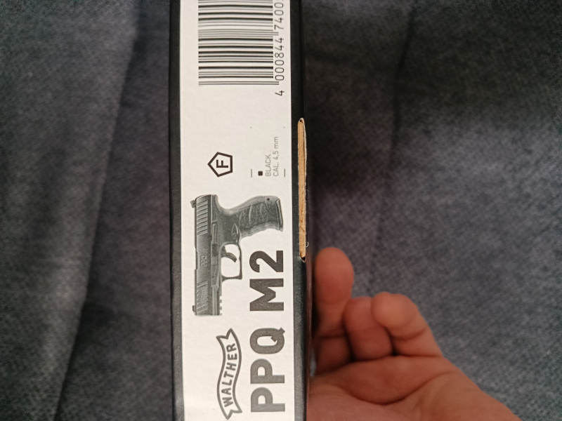 Walther PPQ M2 CO2 Luftpistole Blowback Kal. 4,5mm Diabolo Metallschlitten Schwarz – Bild 3