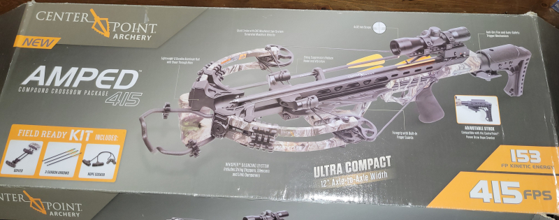 Extrem Starke Armbrust von Center Point USA. Amped 415. 207 Joule. Ungeschossen. – Bild 4