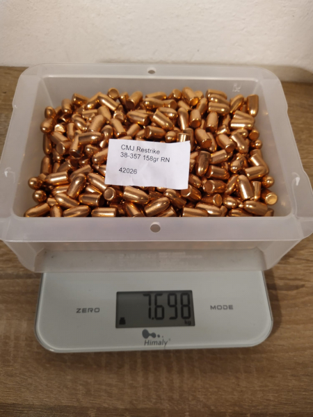Geschosse Kaliber .38 Special .357 Magnum RN Wiederlader Wiederladen Munition Militär Jäger 9,06 – Bild 2