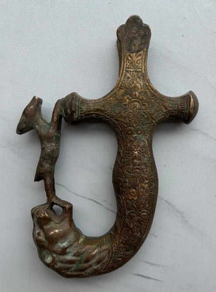 VINTAGE SCHWERT SHAMSHIR MESSING GRIFF – slika 2