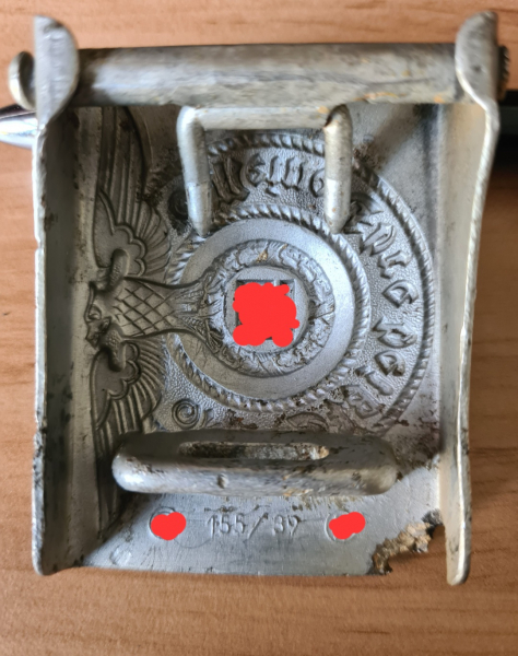 Koppelschloss Alu, Hersteller RZM 155/39 Assmann – Bild 3