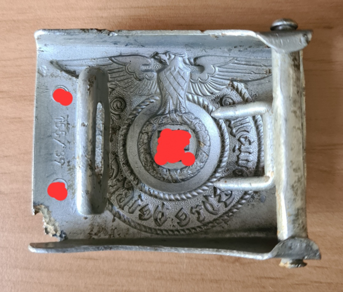 Koppelschloss Alu, Hersteller RZM 155/39 Assmann – Bild 2