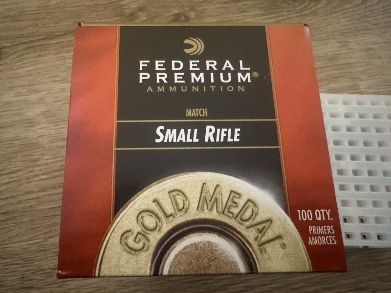 516 Stück Federal Premium SR Small Rifle Match Gold Medal – billede 2