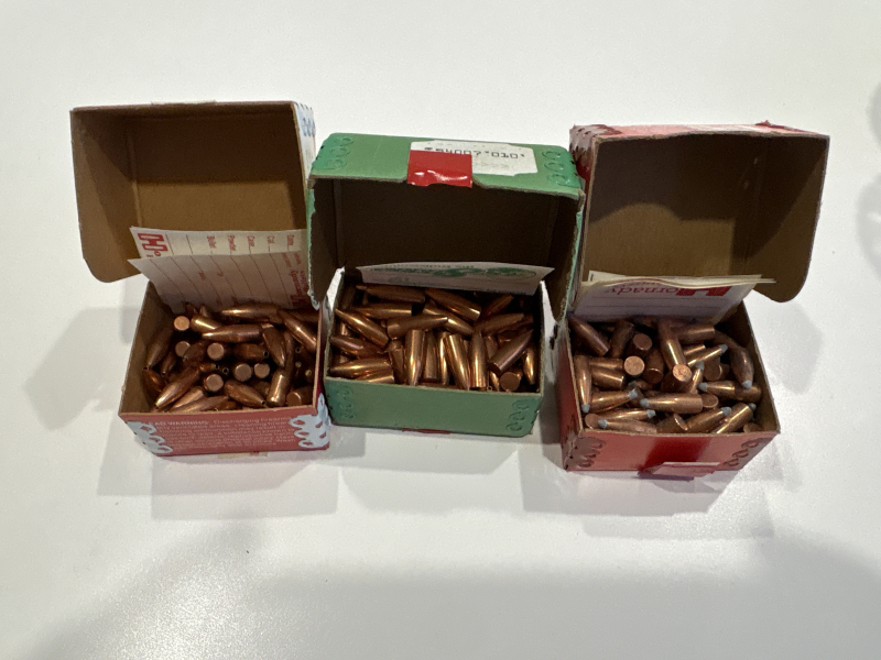 Geschoss-Konvolut .224 / .222 Rem - Hornady & Sierra – Bild 2