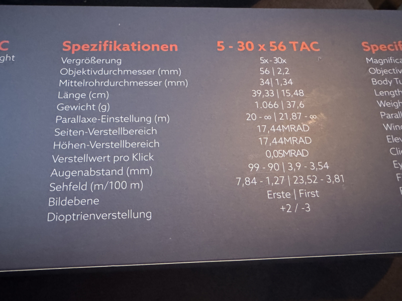 Falke 5-30x56 TAC 34mm Neuwertig – Bild 5