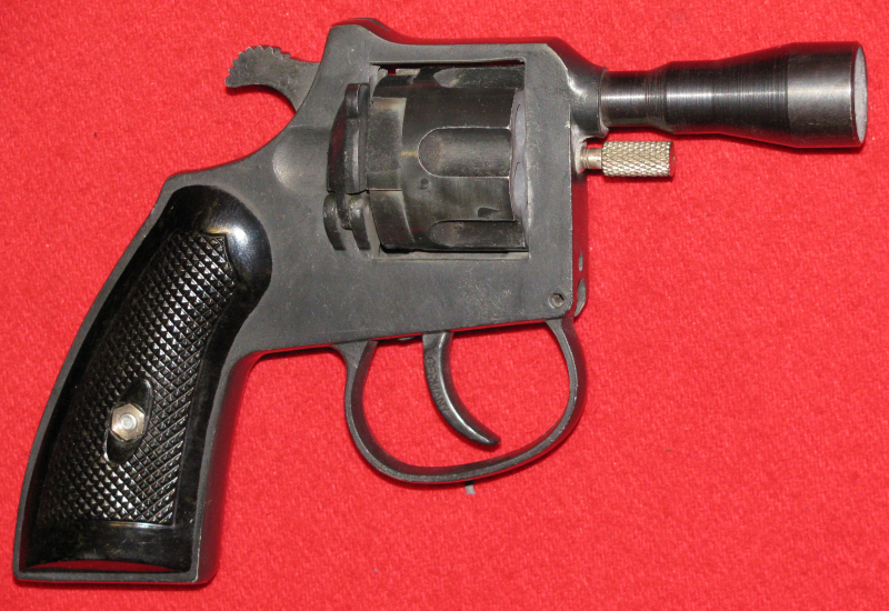 Melcher Schreckschuss- Revolver, ein Melcher ME 70 mit der sehr frühen PTB 5-70 in 6mm Flobert-Knall – Bild 4