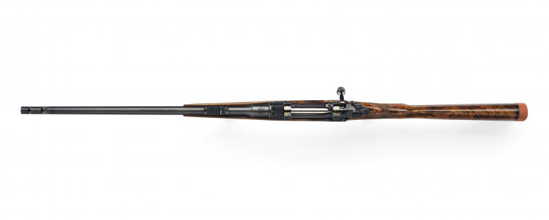 RIGBY - Highland Stalker, Kal.275 Rigby, Mauser 98 System , Echtgold, Buntgehärtet, TRAUMBÜCHSE – Bild 4