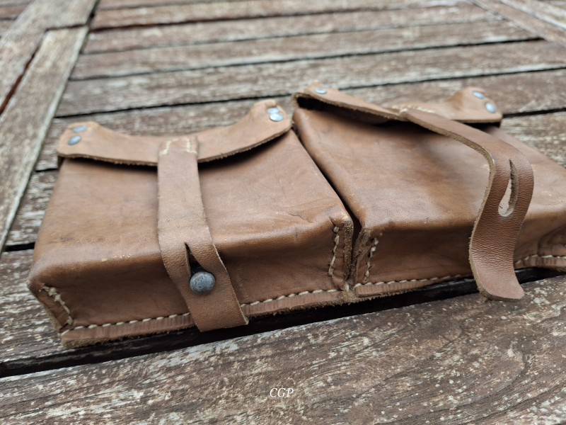 K43 G43 Magazintasche WK2 - ros 1944 - Originalstück – Bild 4