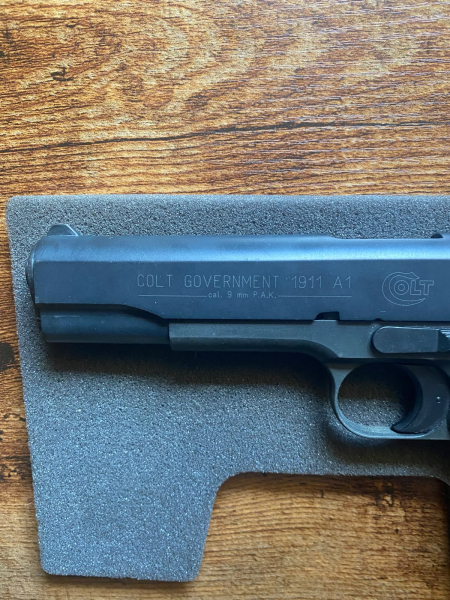 Umarex 1911 A1 Colt Schreckschuss Pistole 9mm Knall PAK brüniert – Bild 4