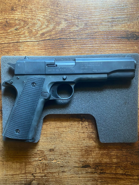 Umarex 1911 A1 Colt Schreckschuss Pistole 9mm Knall PAK brüniert – Bild 5