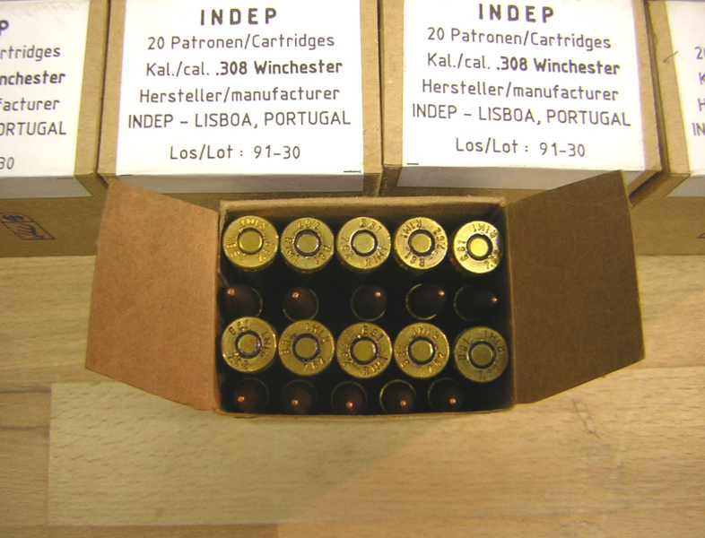 300 Schuss .308 Win. FMJ-BT 142grs. 20St / VPE) – billede 2