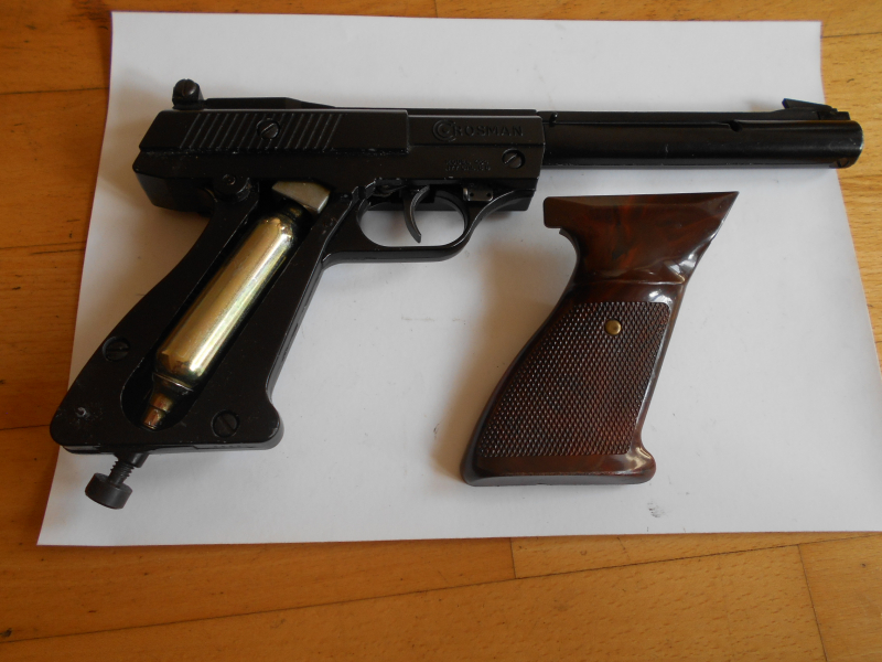 Crosman Luftdruck Pistole Model 454 CO2 cal. 177 Made in USA – Bild 5