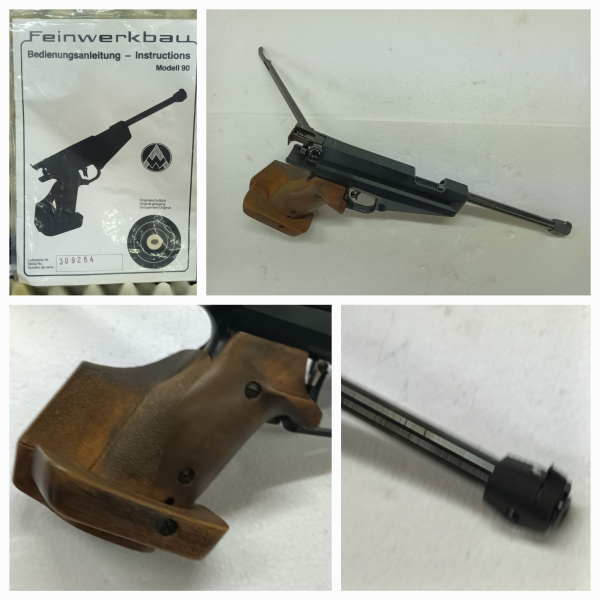 >!< ********** Feinwerkbau LP90 ********** >!< Match Luftpistole + elektr. Abzug + KOFFER – Bild 4