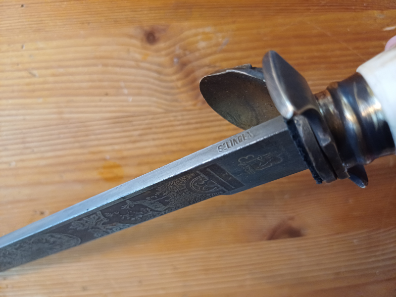 NS-Hirschfänger, Ehrengeschenk Dt. Jagdschutzverein, Eickhorn – Bild 5
