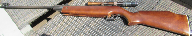 Diana Modell 35 Luftgewehr und Tell Luftgewehr 200 F 4,5 mm inkl. Zielfernroh Hubertus 4x20 – billede 5