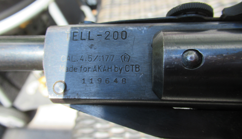 Diana Modell 35 Luftgewehr und Tell Luftgewehr 200 F 4,5 mm inkl. Zielfernroh Hubertus 4x20 – billede 4