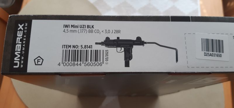 Mini UZI , 4,5 mm Steel BB von IWI – billede 2