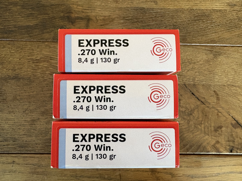 3 x Geco Express .270 Win. 8,4 g/130 gr – Bild 2
