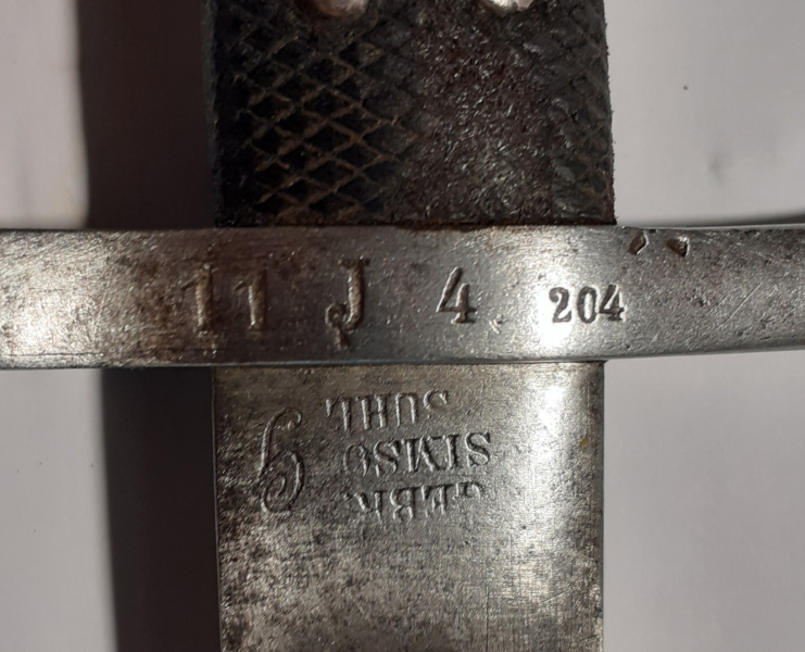 Hirschfänger zur Preußischen Jägerbüchse Mod.65 – slika 2
