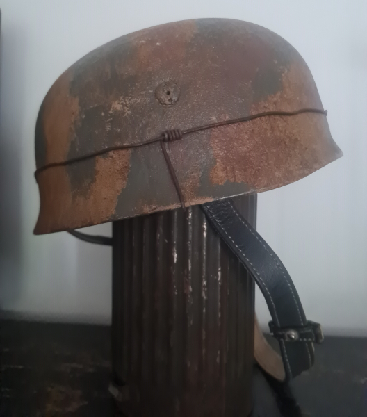 1x Stahlhelm Fallschirmjäger M38 Luftwaffe Repro – Bild 3