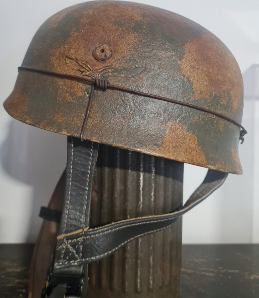 1x Stahlhelm Fallschirmjäger M38 Luftwaffe Repro – Bild 4
