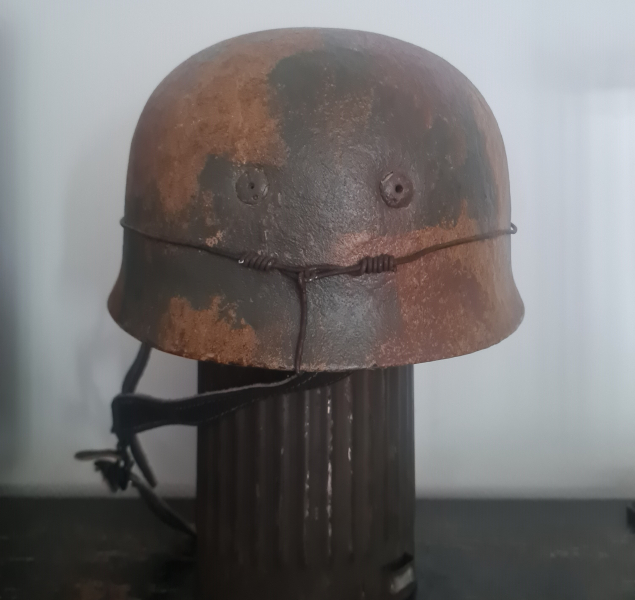 1x Stahlhelm Fallschirmjäger M38 Luftwaffe Repro – Bild 2