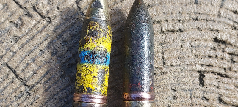 2 x DEKO MG 151/15 Splitter und Pz.Gr Messing Hulse- ORIGINAL WW 2 – Bild 6