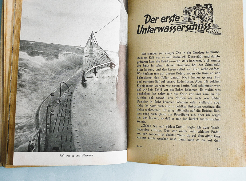 Kriegsmarine U-Boot Buch Boot greift wieder an – Bild 4
