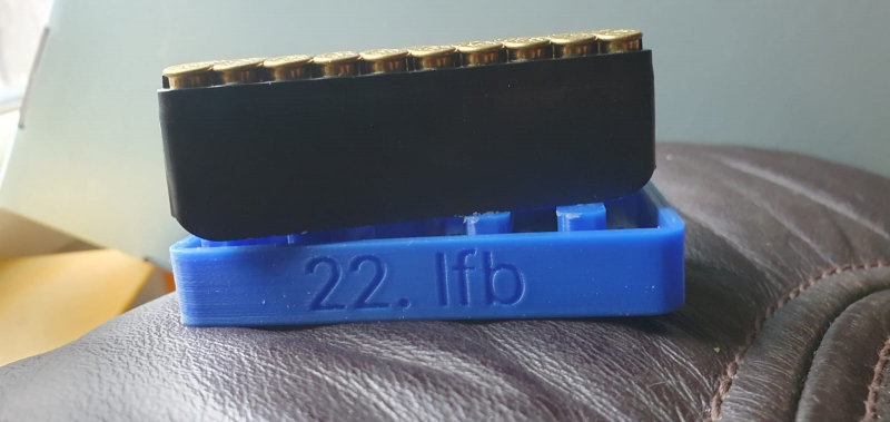 Munitionsentnahmehilfe .22 lfB / .22 lr RWS, Geco, Lapua, Anschütz, Walther, Feinwerkbau – obrázek 2