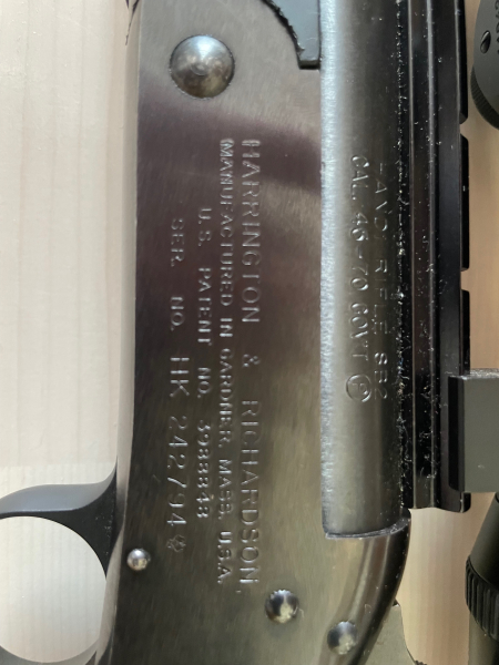 Kipplaufbüchse 45/70 m. Wechsell. .308 Win u. Montage-Schienen – Bild 6