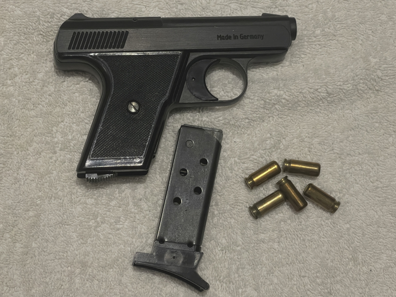 SRS-Reck Perfecta Mod. FBI 8000 Kal. 8 mm Knall alten PTB 387/2 – Bild 2
