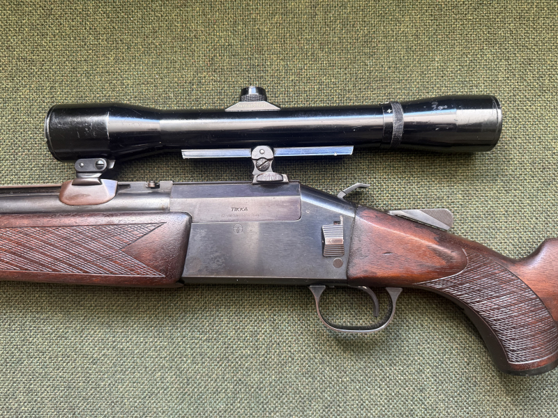 Tikka M77 Bockbüchsflinte , Kaliber 5,6x50RMag, 12/70, ZF 4x36/81, SEM – Bild 4