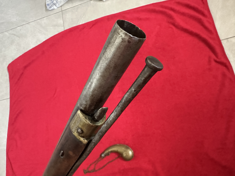 ==>Schwere originale Muskete Cal. 21 mm -Um 1800 Enfield-Preussen ? Sehr gut selten so Sammlerstück! – Bild 6