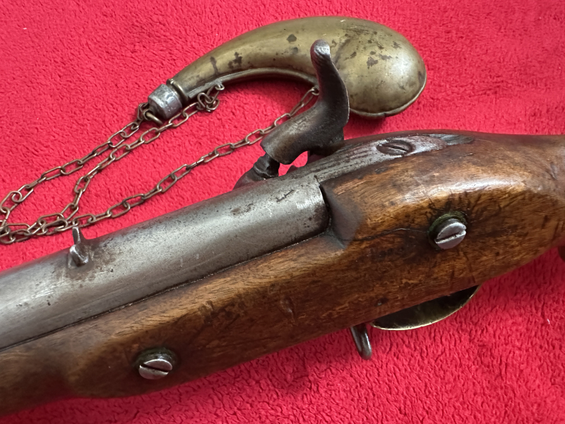 ==>Schwere originale Muskete Cal. 21 mm -Um 1800 Enfield-Preussen ? Sehr gut selten so Sammlerstück! – Bild 4