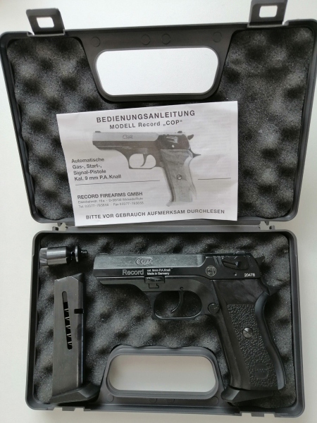 Record Pistole Modell COP im Kaliber 9mm P.A.Knall ! – Bild 2