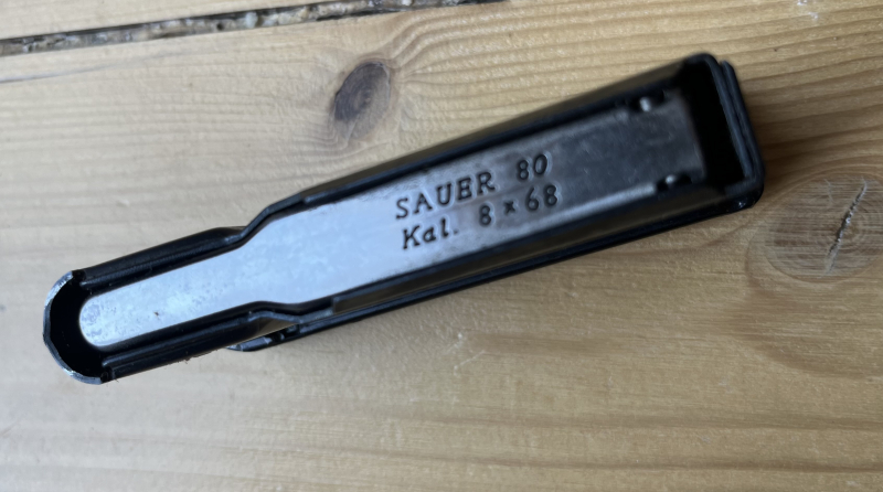 Magazin für Sauer 80 - für Kaliber 8 x 68 S – billede 2