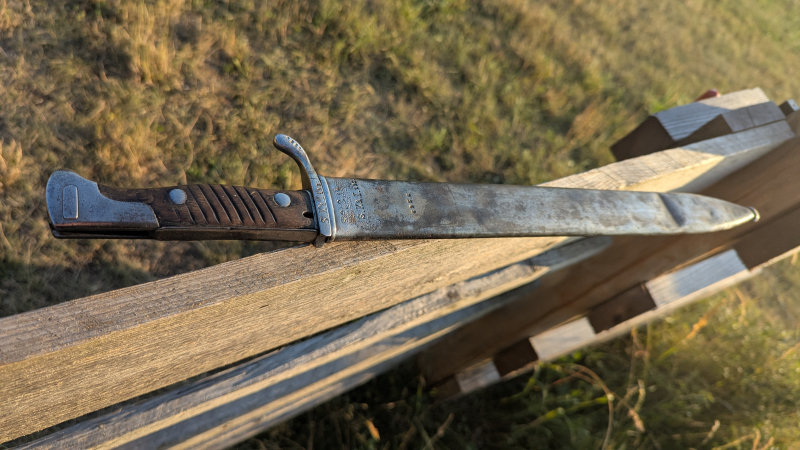 Bajonett 98/05 Nummerngleich, mit Regiment Seitengewehr – Bild 2