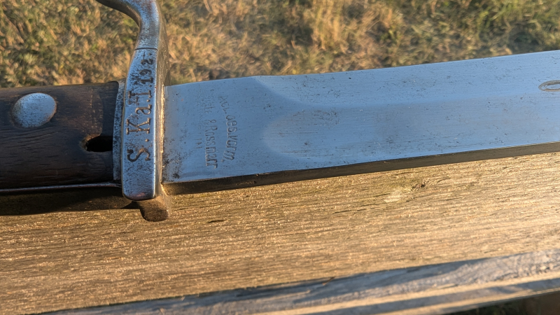 Bajonett 98/05 Nummerngleich, mit Regiment Seitengewehr – Bild 5