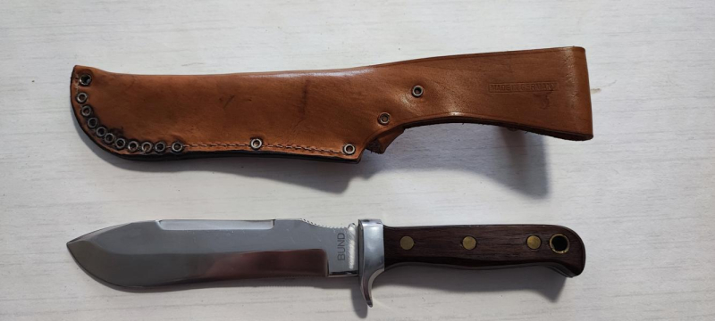 Kampfmesser Pilotenmesser BUND Bundeswehr Typ 6390 Hirschkrone Solingen – Bild 2