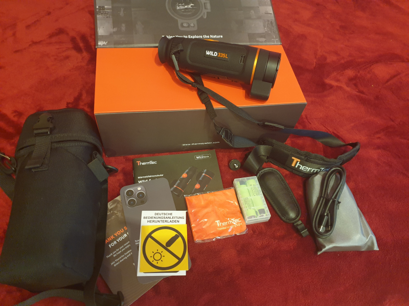Wärmebild Handgerät Thermtec wild 335l mit Laserentfernungsmesser TOP Zustand NP: 1698€ – billede 4