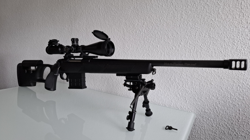 Mercury .308 WIN. Urban Sniper + ZF+ Zweibein + 1000 St. PPU 308 + org. Waffenkoffer – Bild 4